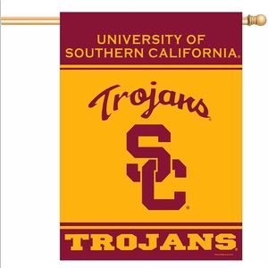 USC TROJANS Vertical Flag 27”x 37”-Brand New